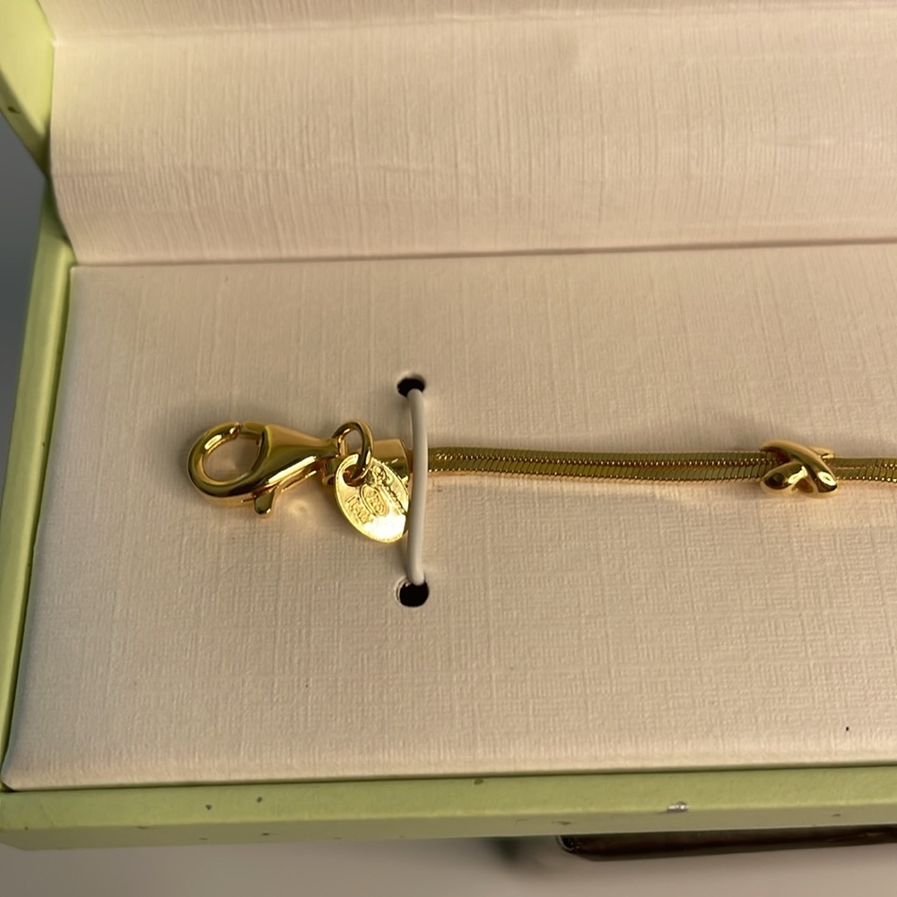 Mia Fiore Bracelet 18 KT Gold Plated over Sterling Silver Bracelet - Picture 4 of 6